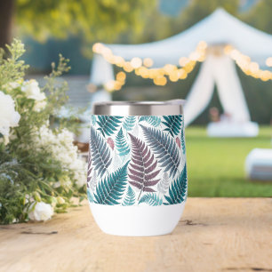 Vintage-style botanical fern leaves