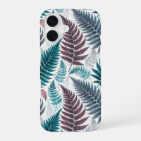 Vintage-style botanical fern leaves