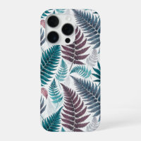 Vintage-style botanical fern leaves