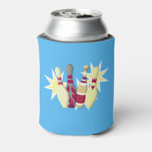Vintage-style Bowling Can Cooler