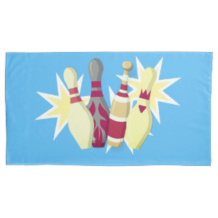 Vintage-style Bowling Pillowcase