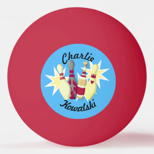 Vintage-style Bowling Ping Pong Ball