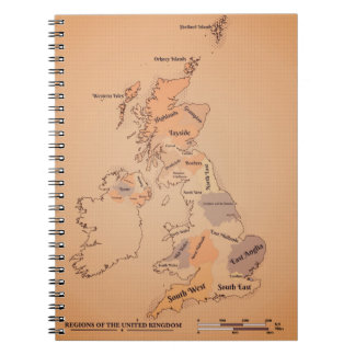 Vintage style British Isles Shipping Forecast Notebook