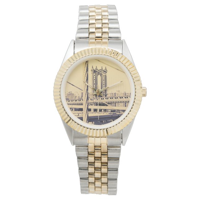 vintage style, Brooklyn Bridge Watch (Front)