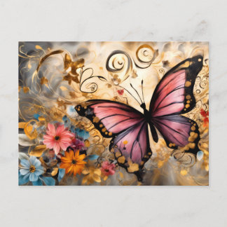 Vintage Style Butterfly # 1 Postcard