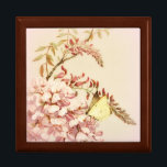 Vintage Style Butterfly Flowers Gift / Jewellery B Gift Box<br><div class="desc">As with most of our items, international shipping is available. If you're viewing this beyond Zazzle dot com, click this item to find out how much you can save on it with today's SALE! Design compilation, restoration, and copyright by Laurie Bethard, DBA Pretty Vintage. All Rights Reserved. You're invited to...</div>