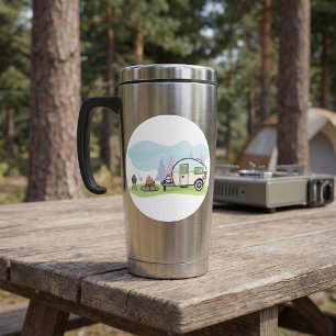 Vintage Style Camper Stickers