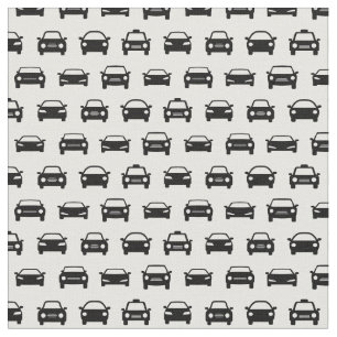 Vintage Style Cars Pattern Car Icon Transportation Fabric