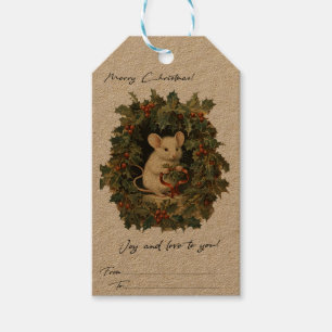 Vintage Style Christmas  Gift Tags