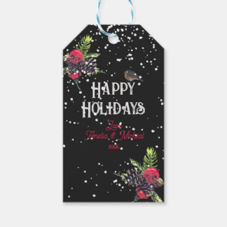 Vintage Style Christmas Personalized Gift Tags