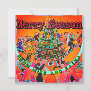 Vintage Style Christmas Tree add your text 