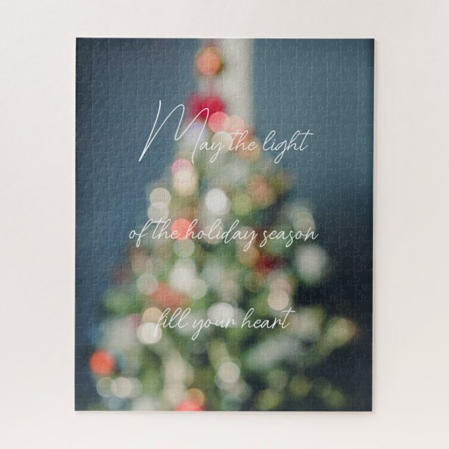 Vintage-style Christmas tree  Jigsaw Puzzle (Vertical)