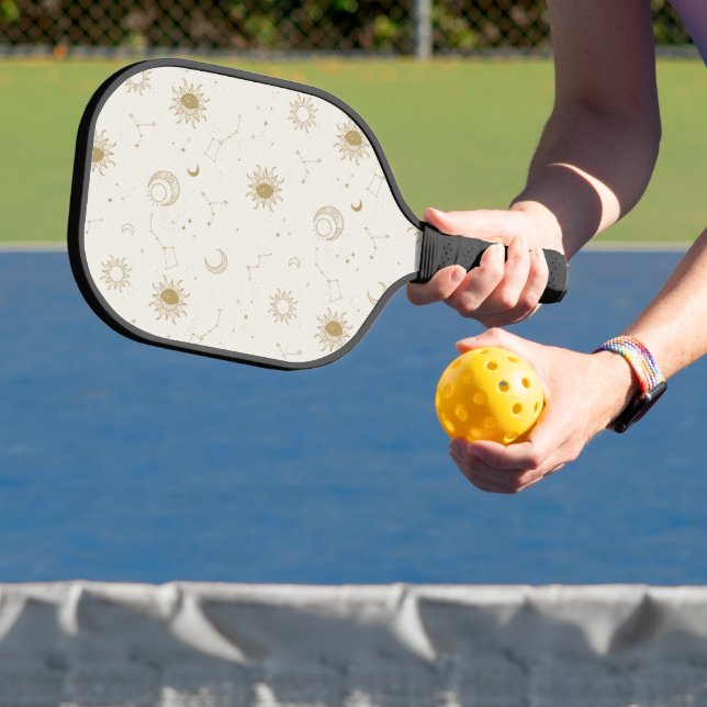 Vintage Style Constellation Pattern Pickleball Paddle (Insitu)