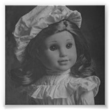 Vintage-Style Doll Portrait - Rebecca