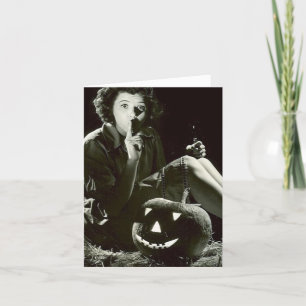 Vintage-Style "Don't Tell a Soul" Note Card