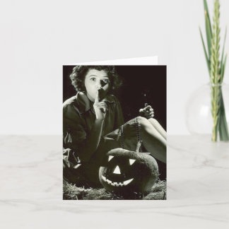 Vintage-Style "Don't Tell a Soul" Note Card