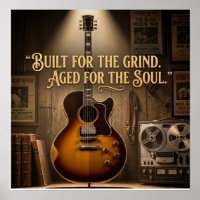Vintage-Style Electric Archtop Guitar
