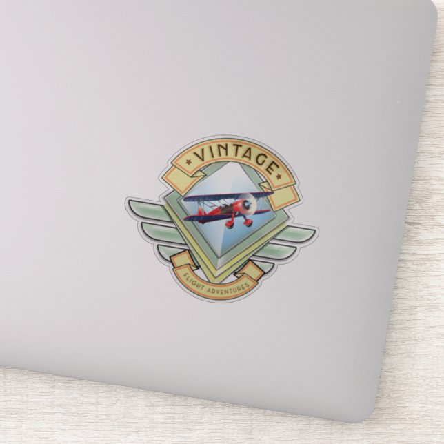 Vintage style flight badge (Detail)
