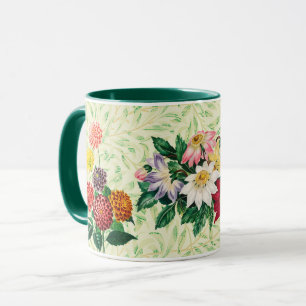 Vintage Style Floral Bouquets of Flowers Mug