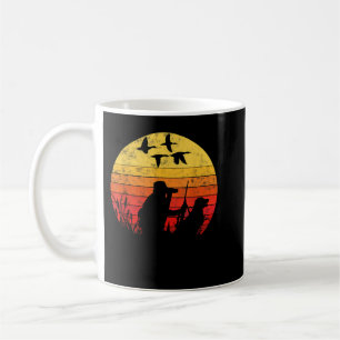 Vintage style Funny Duck Hunting  Coffee Mug