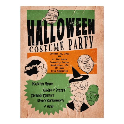 Vintage Style Party Invitations 7