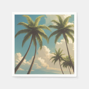 Vintage Style Hawaiian Travel Aloha From Hawaii Napkin