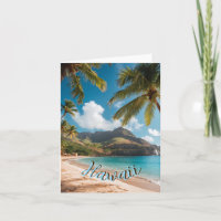Vintage Style Hawaiian Travel Coast Sea Sunset
