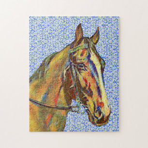 Vintage Style Horse in Bridle Puzzle
