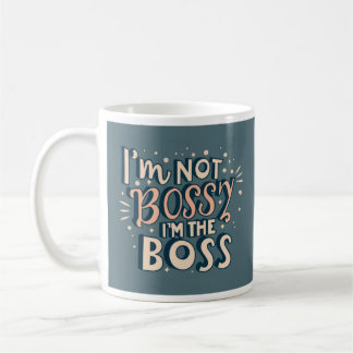 Vintage Style 'I'm Not Bossy' Mug for Female Boss 