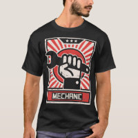 Vintage Style MECHANIC Propaganda Poster
