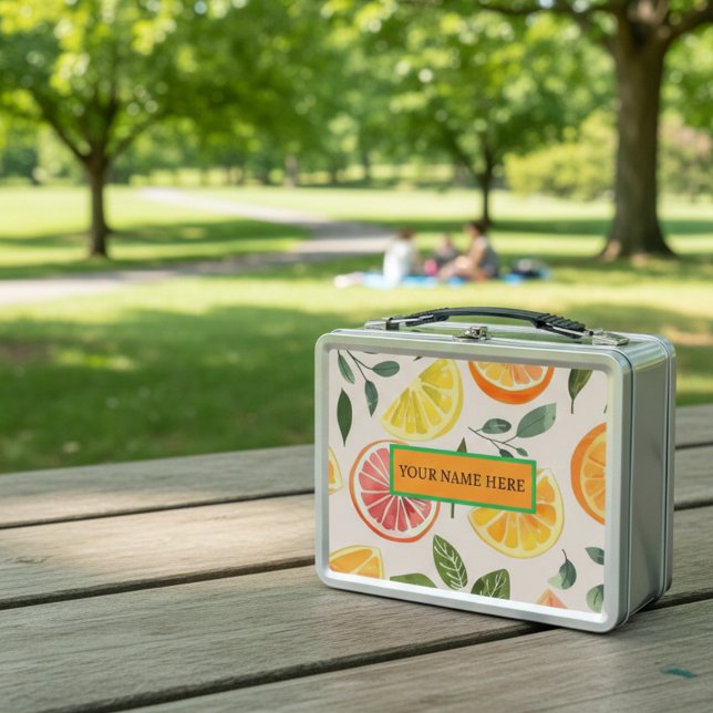 Vintage Style Metal Lunchbox  (Créateur téléchargé)