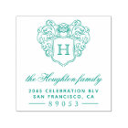 Vintage Style Monogram Frame Return Address