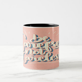 Vintage Style Motivational Lettering Mug