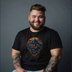 Vintage Style Mountain Creek--Wilderness Camping T-Shirt