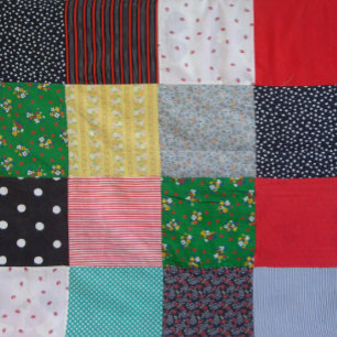 vintage style patchwork fun fabric design colourfu paper coaster