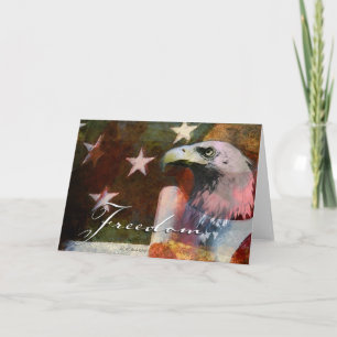 Vintage Style Patriotic Greeting Card