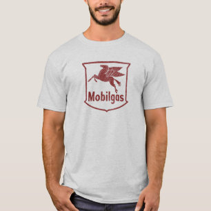 Vintage-Style Pegasus Distressed T-Shirt