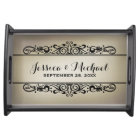 Vintage Style Personalized Serving Tray