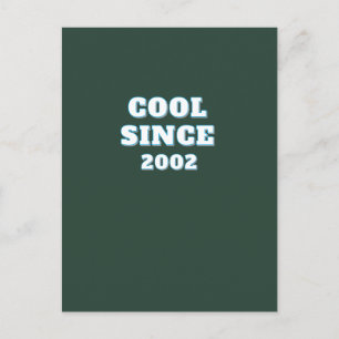 Vintage Style Personalized Year Shirt - Cool Since Postcard