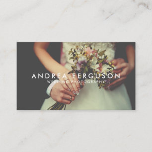 Vintage Style Photographer Overlay Business Card