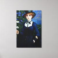 Vintage Style Pretty Dark Academy Girl Portrait