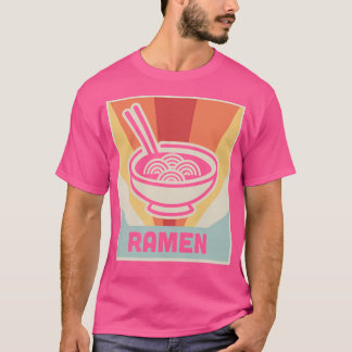 Vintage Style Ramen Poster T-Shirt