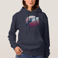 Vintage Style Retro Dolphin