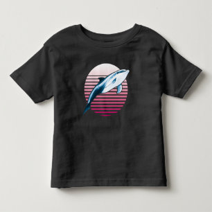 Vintage Style Retro Dolphin Toddler T-shirt