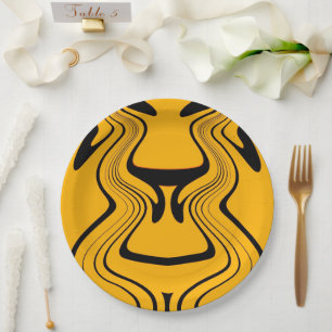 Vintage Style Retro Motivational Typography Quote Paper Plate