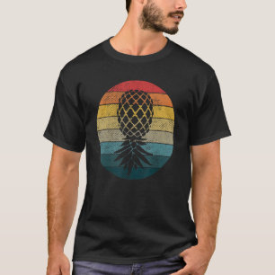 Vintage Style Retro Sunset Swingers Upside Down Pi T-Shirt