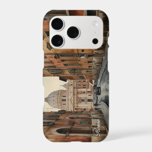 Vintage Style Rome Italian Travel Watercolor
