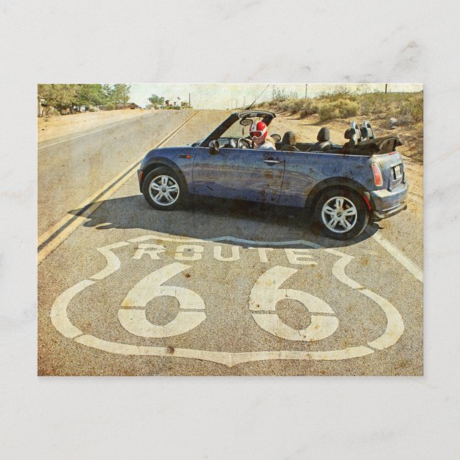 Vintage Style Route 66 Postcard! Postcard (Front)