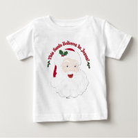 Vintage Style Santa This Santa Believes In Jesus
