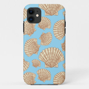 Vintage Style Seashell Pattern iPhone 11 Case